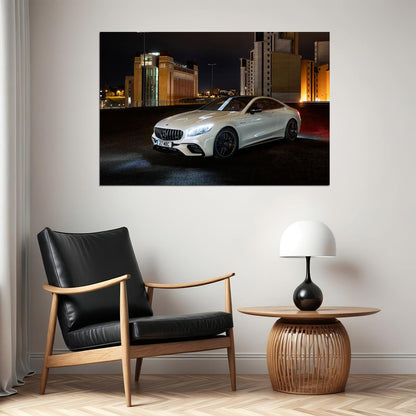 Mercedes Amg S 63 4matic Coupe Expensive Car Poster Wall Art Print Home Wall Decor