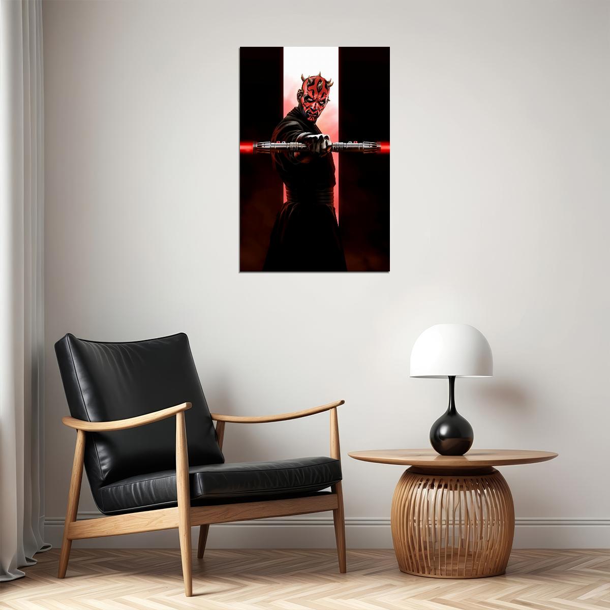 Star Wars Movie Special Power Darth Maul Poster Wall Art Print Home Wall Decor