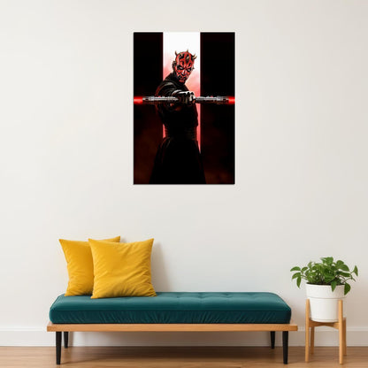 Star Wars Movie Special Power Darth Maul Poster Wall Art Print Home Wall Decor