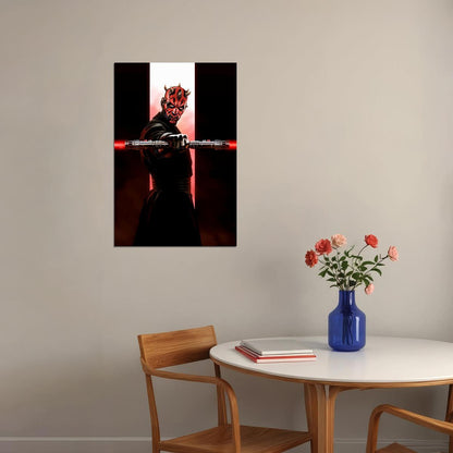 Star Wars Movie Special Power Darth Maul Poster Wall Art Print Home Wall Decor