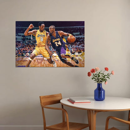 Kobe Kb La Basketball 8 24 Mvp Poster Wall Art Print Home Wall Decor