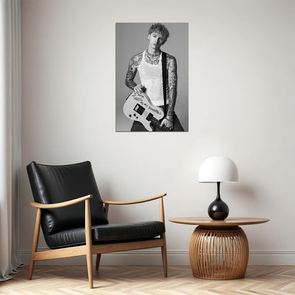 Mgk Machine Gun Kelly Usa Rapper Star Poster Wall Art Print Home Wall Decor