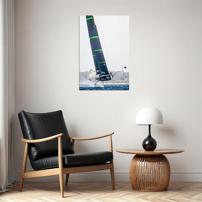 America's Cup Yacht Race Poster Wall Art Print Home Wall Decor