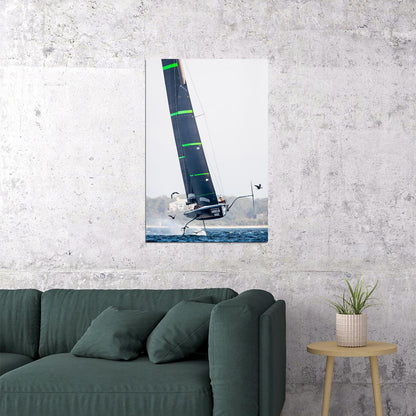 America's Cup Yacht Race Poster Wall Art Print Home Wall Decor