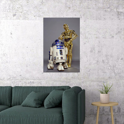 Star Wars R2d2 C3po Vintage Classic Movie Collectible Poster Wall Art Print Home Wall Decor