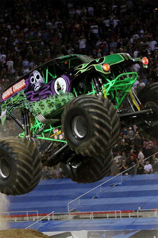 Grave Digger Monster Truck Poster Wall Art Print Home Wall Decor