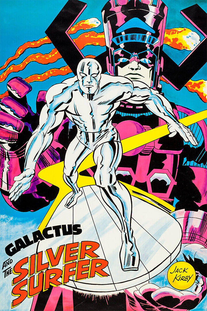 Galactus And The Silver Surfer Poster Wall Art Print Home Wall Decor