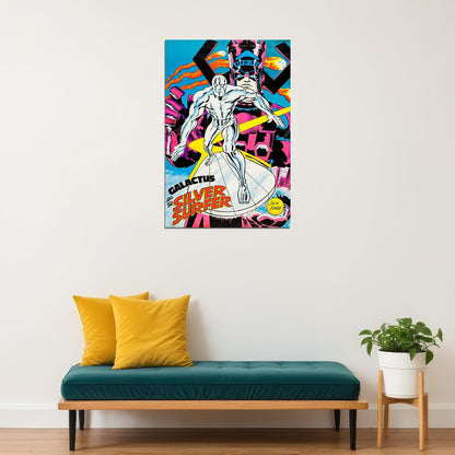 Galactus And The Silver Surfer Poster Wall Art Print Home Wall Decor