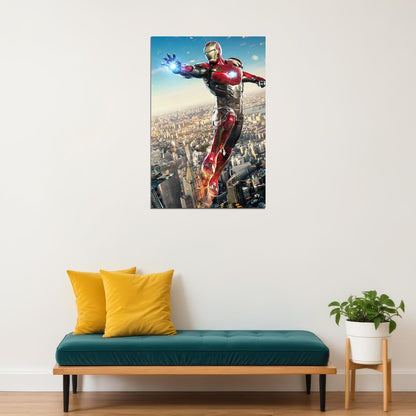 Iron Man Avengers Movie Tony Stark Poster Wall Art Print Home Wall Decor