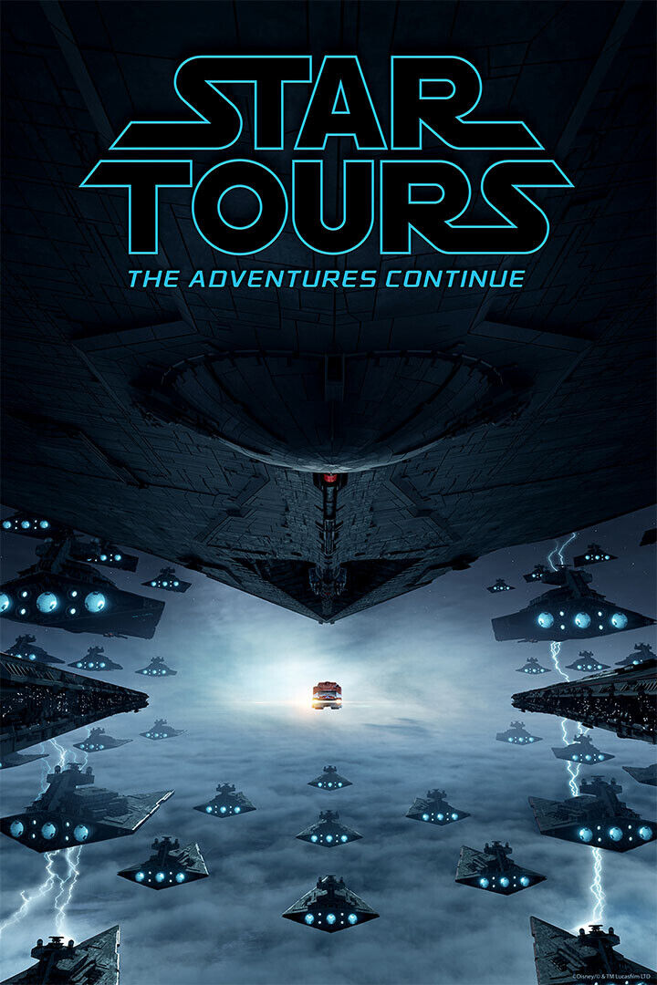 Star Tours Adventure Poster Wall Art Print Home Wall Decor