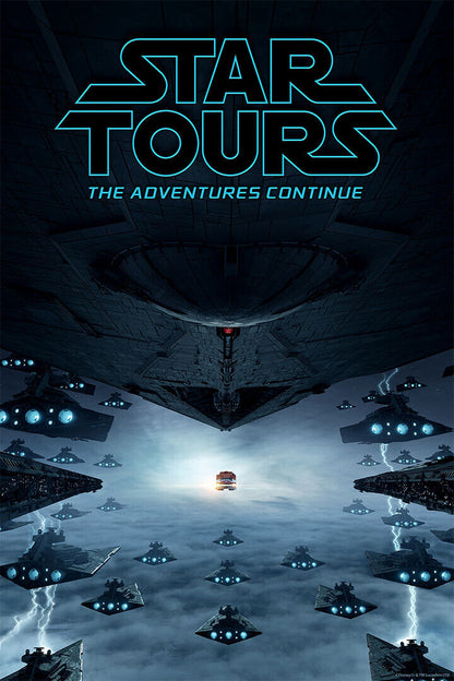 Star Tours Adventure Poster Wall Art Print Home Wall Decor