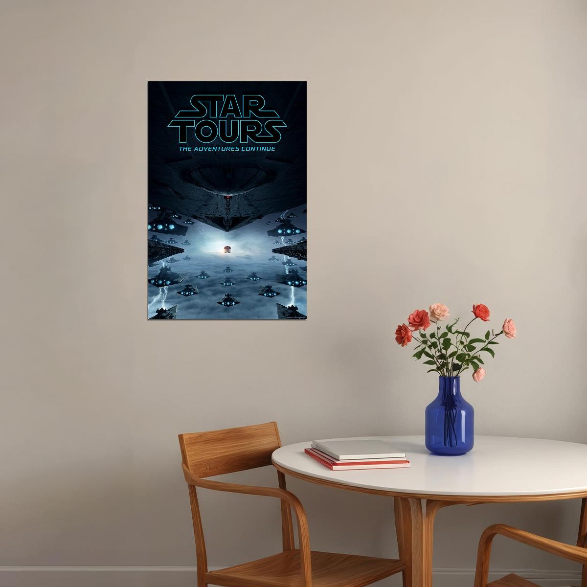 Star Tours Adventure Poster Wall Art Print Home Wall Decor