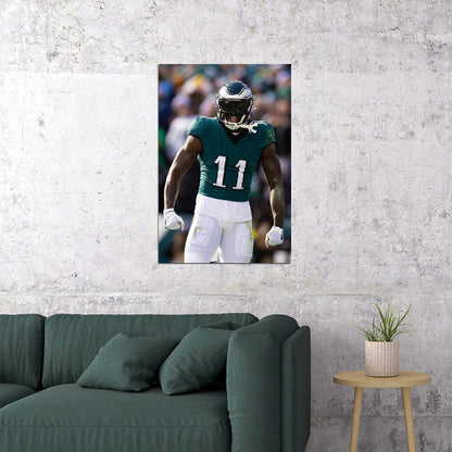 A. J. Brown Philadelphia Eagles American Football Player Poster Wall Art Print Home Wall Decor