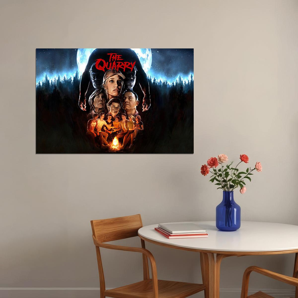 The Quarry Drama Horror Video Game Poster Wall Art Print Home Wall Decor