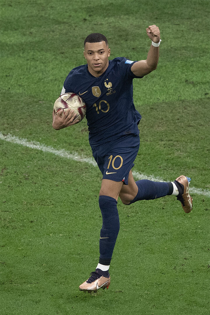 Kylian Mbappe Goal France Football World Soccer Fans Poster Wall Art Print Home Wall Decor