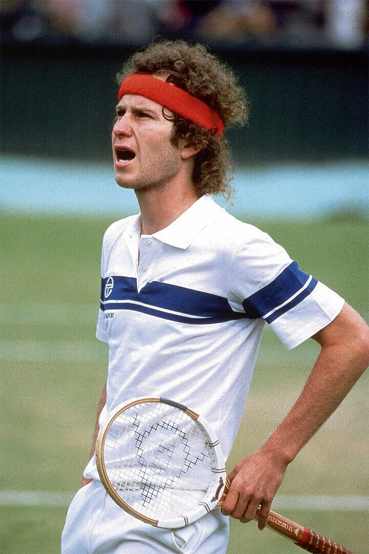 John Mcenroe Celebrity American Tennis Player Poster Wall Art Print Home Wall Decor