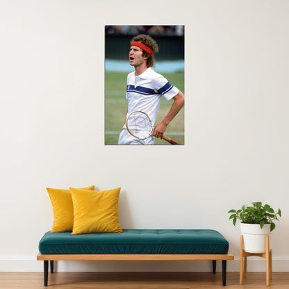 John Mcenroe Celebrity American Tennis Player Poster Wall Art Print Home Wall Decor