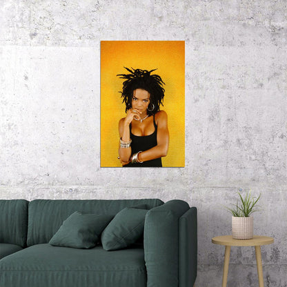 Lauryn Hill Celebrity Music Singer Actor Poster Wall Art Print Home Wall Decor