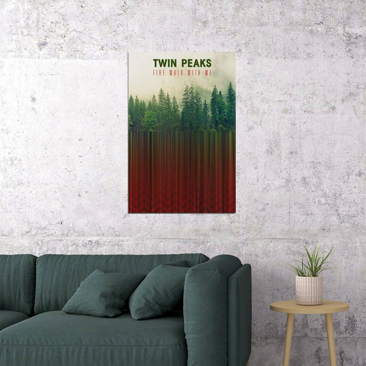 Twin Peaks 2017 Movie Tv Series David Lynch Thriller Poster Wall Art Print Home Wall Decor