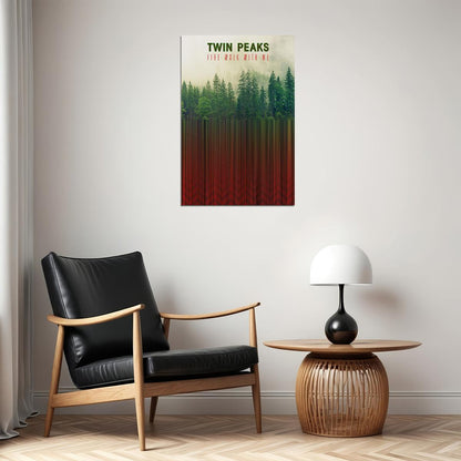 Twin Peaks 2017 Movie Tv Series David Lynch Thriller Poster Wall Art Print Home Wall Decor