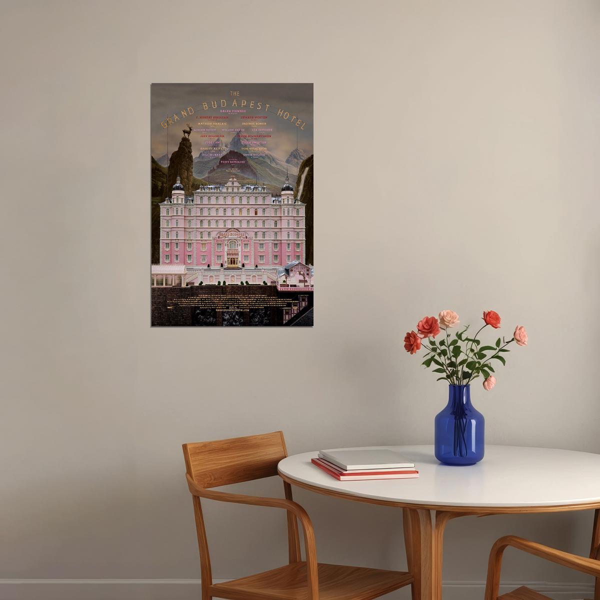 The Grand Budapest Hotel Movie Comedy Crime Poster Wall Art Print Home Wall Decor