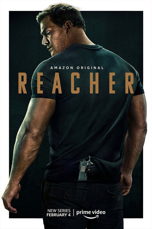 Reacher Movie Action Crime Drama Poster Wall Art Print Home Wall Decor