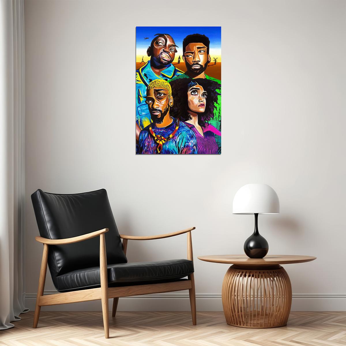 Atlanta Tv Series Comedy Drama Music Poster Wall Art Print Home Wall Decor