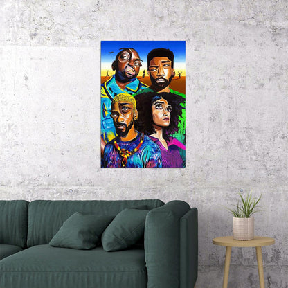 Atlanta Tv Series Comedy Drama Music Poster Wall Art Print Home Wall Decor