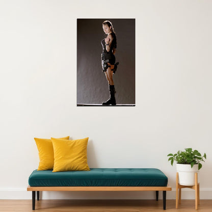 Lara Croft Tomb Raider Movie Angelina Jolie Poster Wall Art Print Home Wall Decor