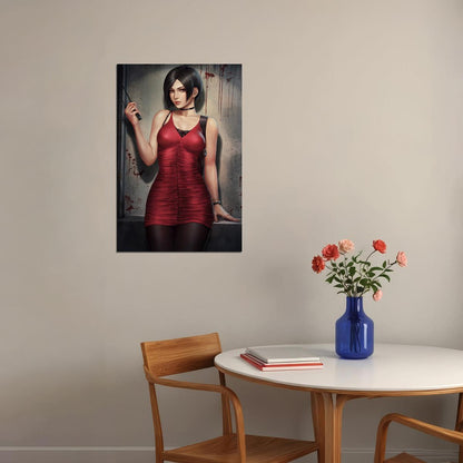 Resident Evil 2019 Ada Wong Biohazard Tv Game Poster Wall Art Print Home Wall Decor