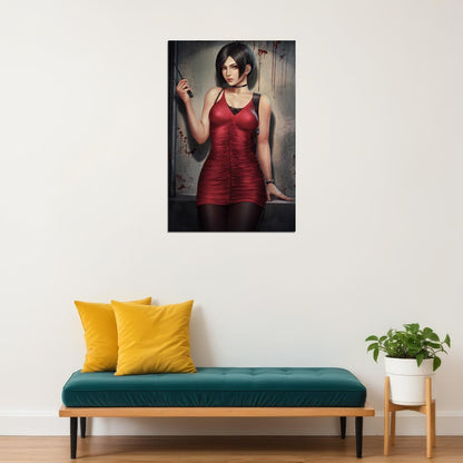 Resident Evil 2019 Ada Wong Biohazard Tv Game Poster Wall Art Print Home Wall Decor