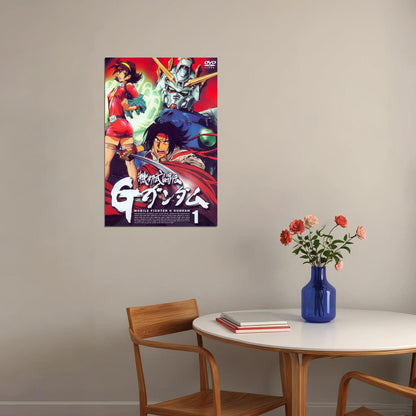 Mobile Fighter G Gundam Fight Japan Anime Poster Wall Art Print Home Wall Decor