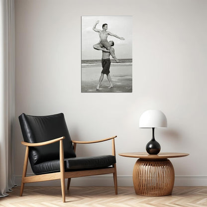 Mikhail Baryshnikov In Mid Air Poster Wall Art Print Home Wall Decor