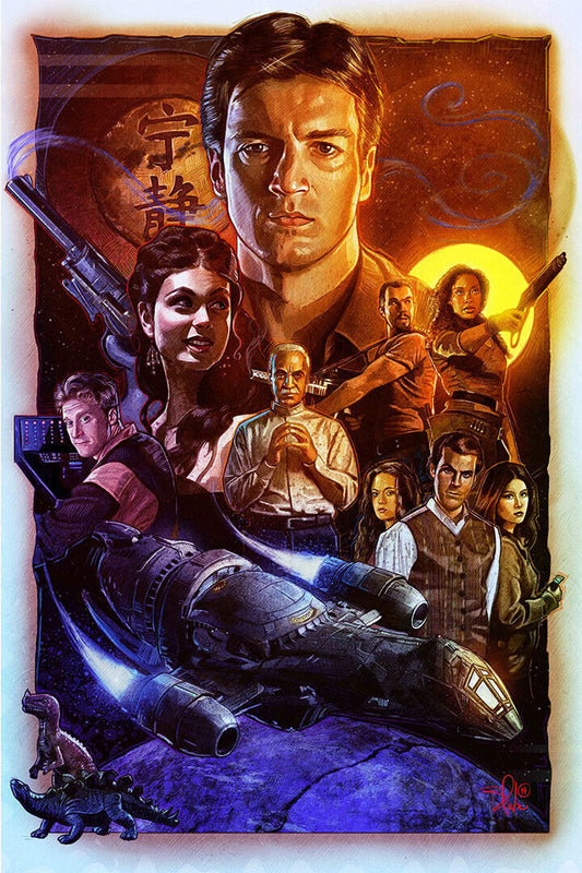 Firefly Classic Movie Tv Series Science Fiction Drama Poster Wall Art Print Home Wall Decor - xonomax