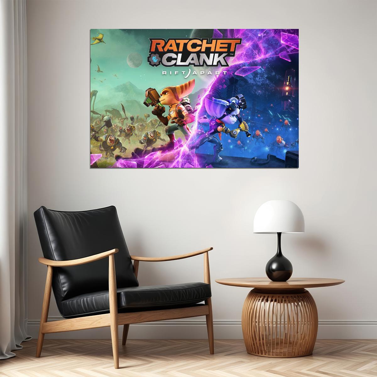 Ratchet And Clank: Rift Apart Video Games Marksmanship Poster Wall Art Print Home Wall Decor