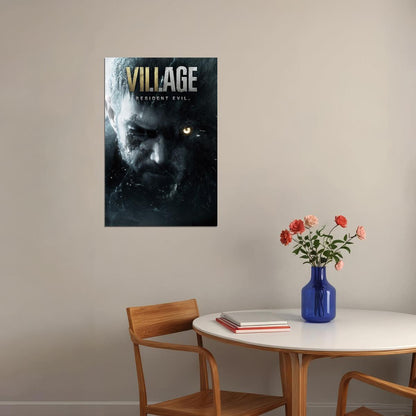 Resident Evil Village Video Games Fantasy Excitement Poster Wall Art Print Home Wall Decor - xonomax