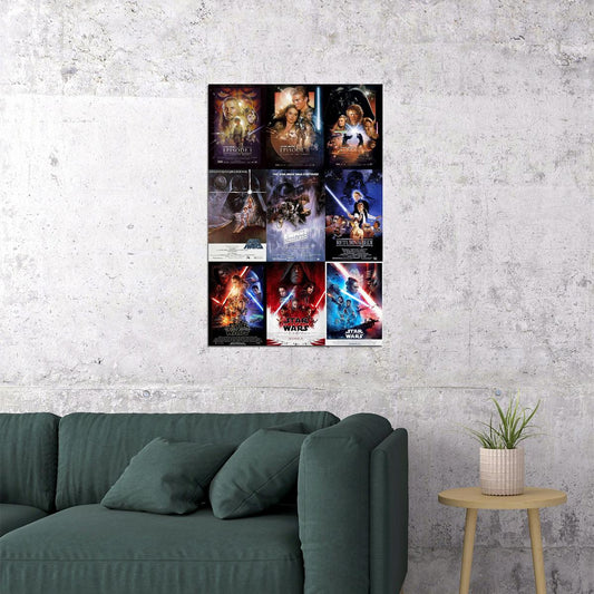 Star Wars Movie Adventure Excitement Poster Wall Art Print Home Wall Decor - xonomax