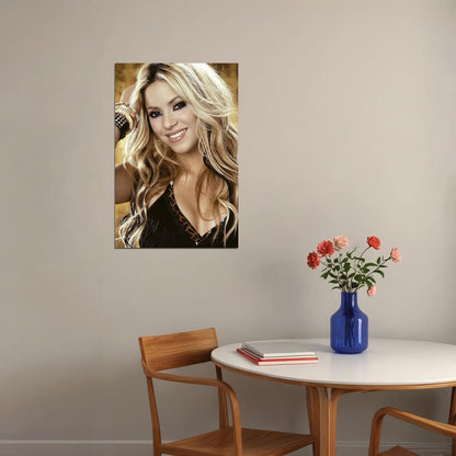 Shakira Celebrity Musician Singer Dancer Poster Wall Art Print Home Wall Decor