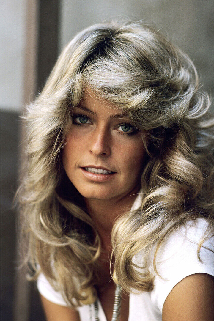 Farrah Fawcett 80s 90s Theater Actress Model Poster Wall Art Print Home Wall Decor