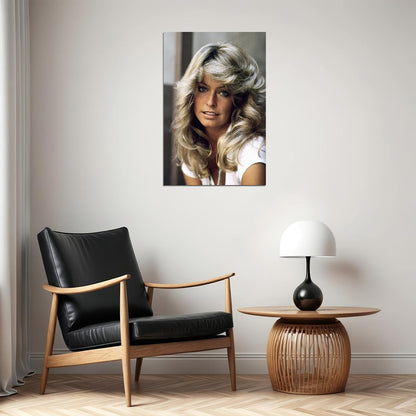 Farrah Fawcett 80s 90s Theater Actress Model Poster Wall Art Print Home Wall Decor