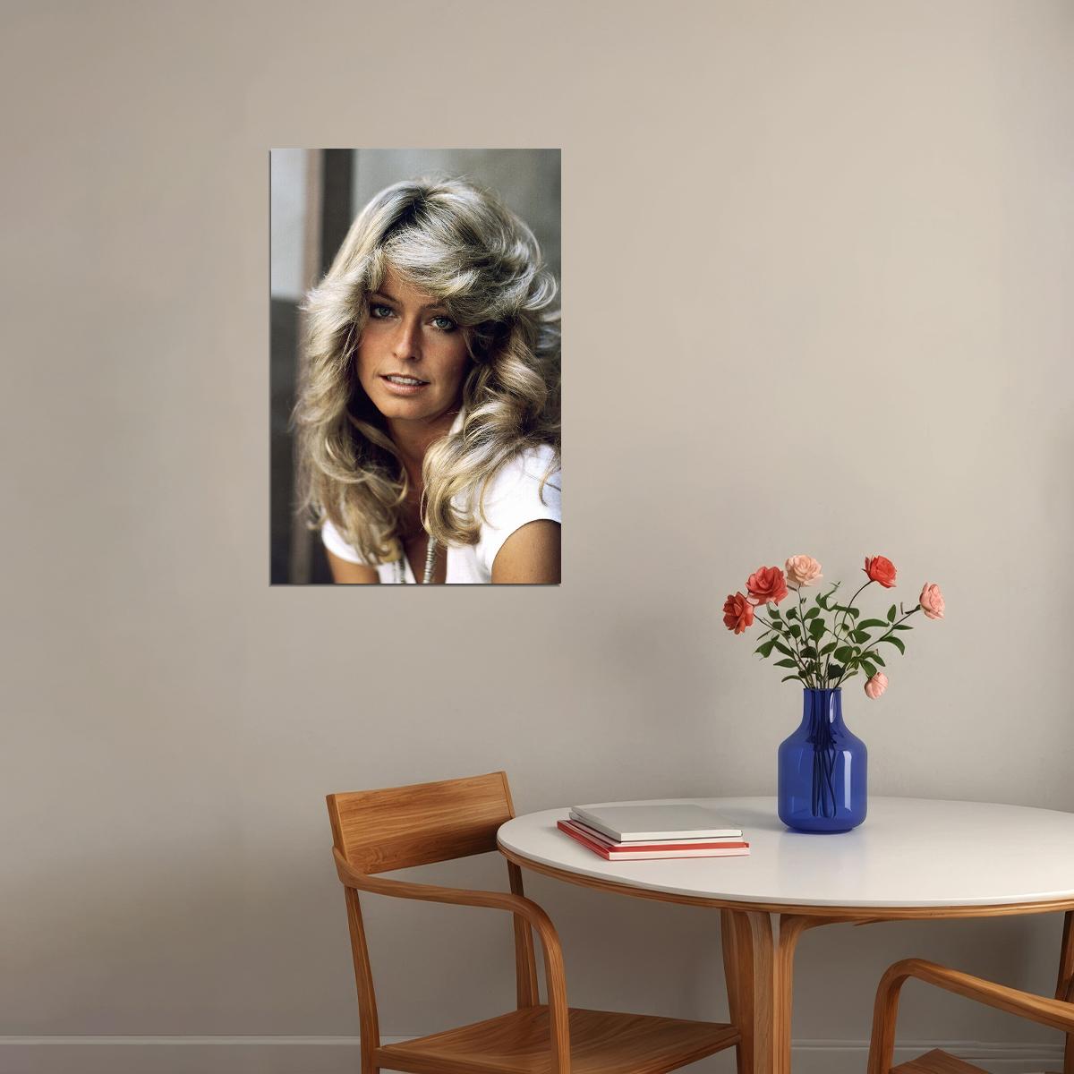 Farrah Fawcett 80s 90s Theater Actress Model Poster Wall Art Print Home Wall Decor