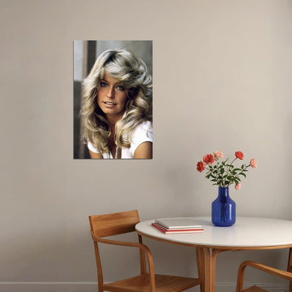 Farrah Fawcett 80s 90s Theater Actress Model Poster Wall Art Print Home Wall Decor