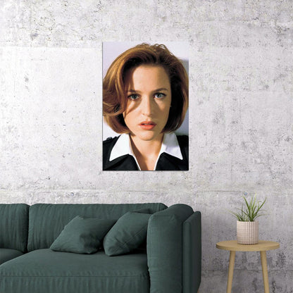 Gillian Anderson 80s 90s Cinema Actress Poster Wall Art Print Home Wall Decor