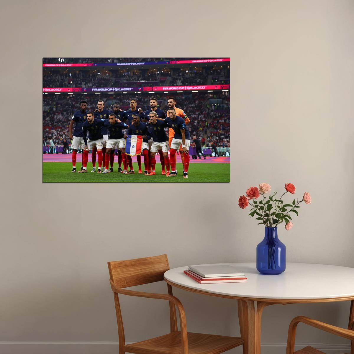 France National Football Team World Cup Poster Wall Art Print Home Wall Decor