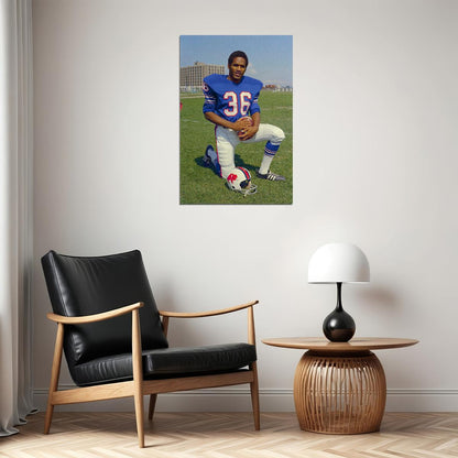 Oj Simpson 2000 Yard Season Football Star Poster Wall Art Print Home Wall Decor