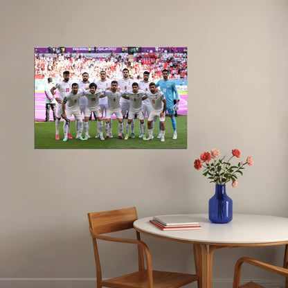 Iran National Team World Cup Fans Poster Wall Art Print Home Wall Decor