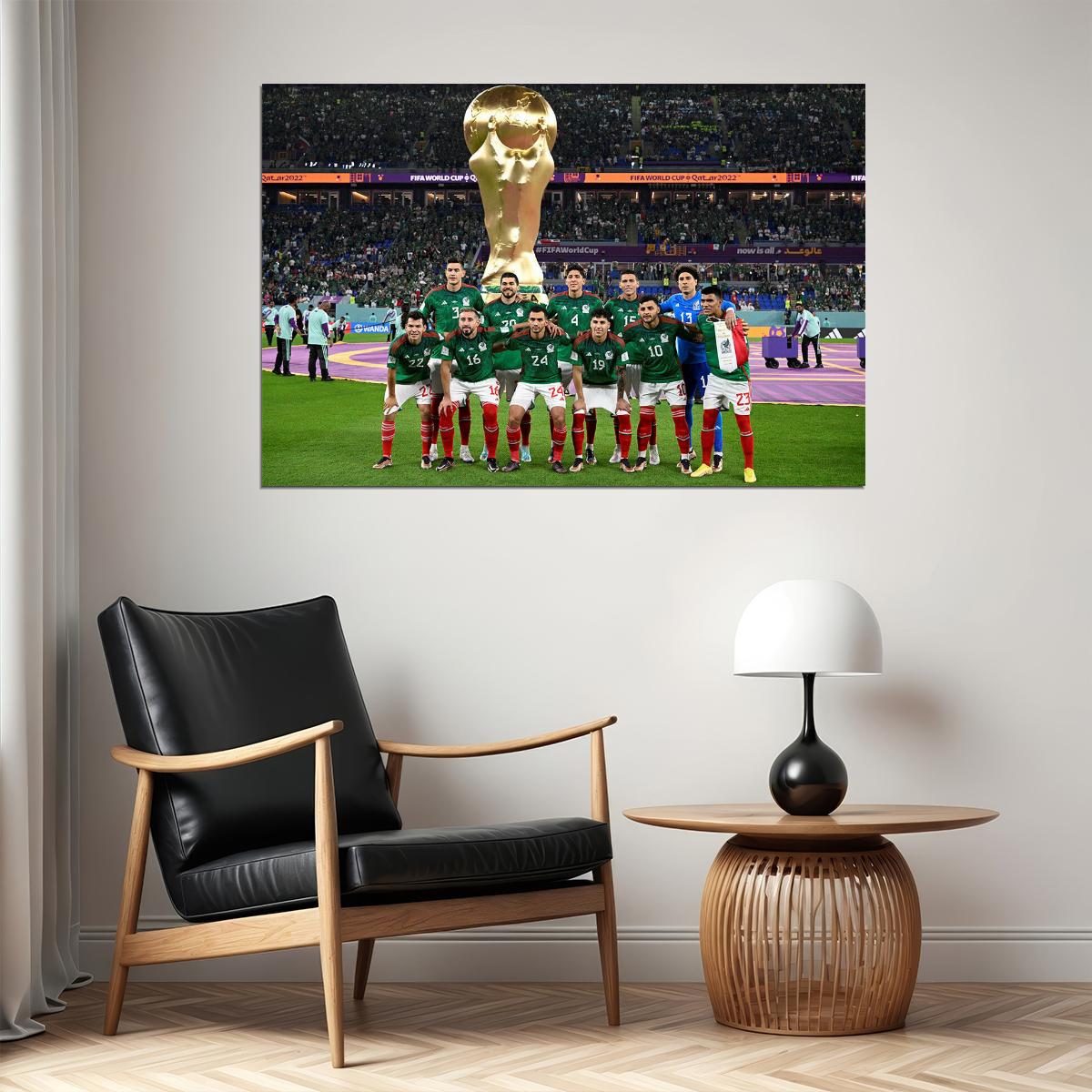 Mexico National Team World Soccer Fans Sport Poster Wall Art Print Home Wall Decor