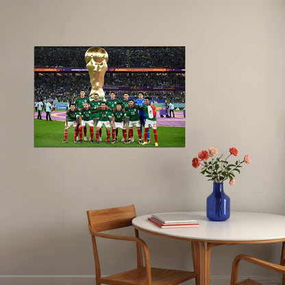 Mexico National Team World Soccer Fans Sport Poster Wall Art Print Home Wall Decor