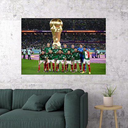 Mexico National Team World Soccer Fans Sport Poster Wall Art Print Home Wall Decor