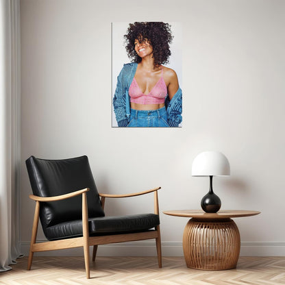 Alicia Keys American Woman Singer Songwriter Artist Poster Wall Art Print Home Wall Decor